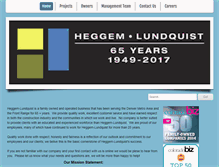 Tablet Screenshot of heggem-lundquist.com